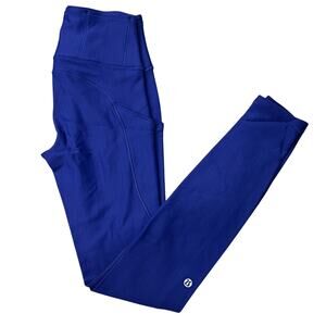 Lululemon Fast and Free High-Rise‎ Fleece Tight 28" Psychic Size 4 Yoga Leggings
